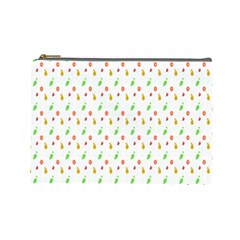 Fruit Pattern Vector Background Cosmetic Bag (large)  by Nexatart
