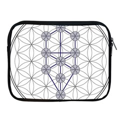 Tree Of Life Flower Of Life Stage Apple Ipad 2/3/4 Zipper Cases by Nexatart