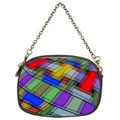 Abstract Background Pattern Chain Purses (one Side)  by Nexatart