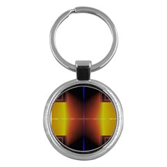 Abstract Painting Key Chains (round)  by Nexatart
