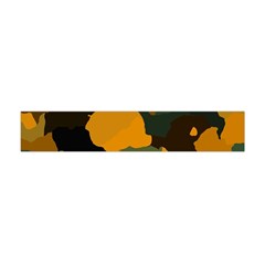 Background For Scrapbooking Or Other Camouflage Patterns Orange And Green Flano Scarf (mini) by Nexatart