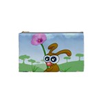 Easter Spring Flowers Happy Cosmetic Bag (Small) 