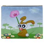 Easter Spring Flowers Happy Cosmetic Bag (XXXL) 