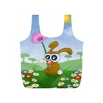Easter Spring Flowers Happy Full Print Recycle Bags (S) 