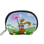 Easter Spring Flowers Happy Accessory Pouches (Small) 