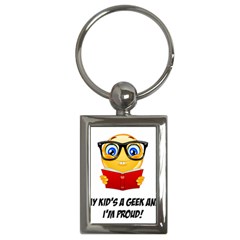 Geek Kid Key Chains (rectangle)  by athenastemple