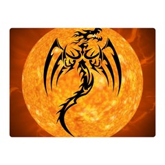Dragon Fire Monster Creature Double Sided Flano Blanket (mini)  by Nexatart