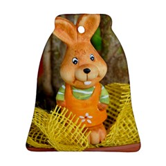 Easter Hare Easter Bunny Ornament (bell) by Nexatart
