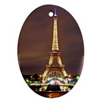 Paris Eiffel Tower Ornament (Oval)
