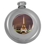 Paris Eiffel Tower Round Hip Flask (5 oz)