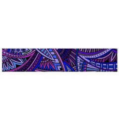 Abstract Electric Blue Hippie Vector  Flano Scarf (small)
