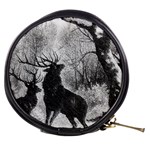 Stag Deer Forest Winter Christmas Mini Makeup Bags