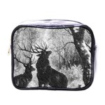 Stag Deer Forest Winter Christmas Mini Toiletries Bags