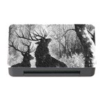 Stag Deer Forest Winter Christmas Memory Card Reader with CF