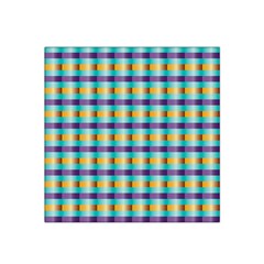 Pattern Grid Squares Texture Satin Bandana Scarf by Nexatart