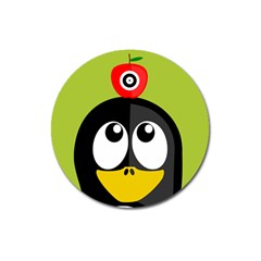 Animals Penguin Magnet 3  (round)