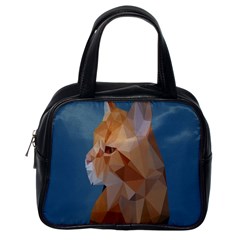 Animals Face Cat Classic Handbags (one Side) by Alisyart