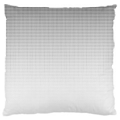 Halftone Simple Dalmatians Black Circle Standard Flano Cushion Case (two Sides) by Alisyart
