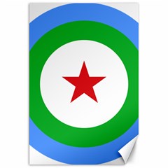 Roundel Of Djibouti Air Force Canvas 20  X 30   by abbeyz71