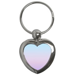 Simple Circle Dot Purple Blue Key Chains (heart) 