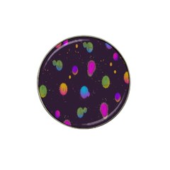 Spots Bright Rainbow Color Hat Clip Ball Marker (10 Pack)