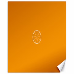 Lime Orange Fruit Fres Canvas 16  X 20  
