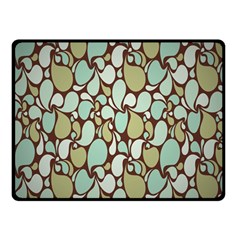 Leaf Camo Color Flower Floral Double Sided Fleece Blanket (small)  by Alisyart