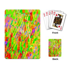 Cheerful Phantasmagoric Pattern Playing Card by Nexatart