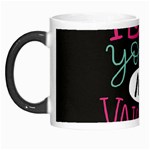  I Love You My Valentine / Our Two Hearts Pattern (black) Morph Mugs