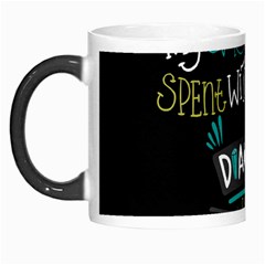 My Every Moment Spent With You Is Diamond To Me / Diamonds Hearts Lips Pattern (black) Morph Mugs