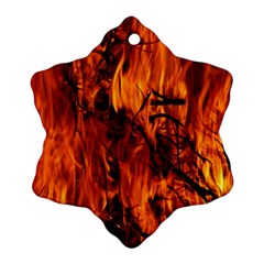 Fire Easter Easter Fire Flame Ornament (snowflake) by Nexatart