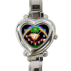 St  Patrick s Day Heart Italian Charm Watch by Valentinaart