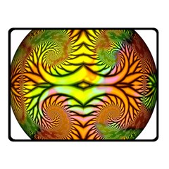 Fractals Ball About Abstract Double Sided Fleece Blanket (small)  by Nexatart
