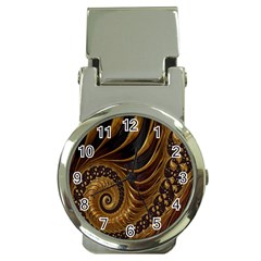 Fractal Spiral Endless Mathematics Money Clip Watches by Nexatart