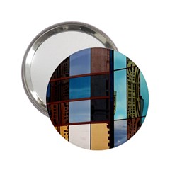 Glass Facade Colorful Architecture 2 25  Handbag Mirrors by Nexatart