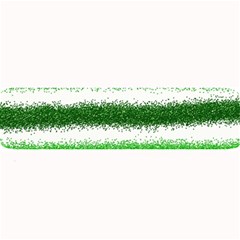 Metallic Green Glitter Stripes Large Bar Mats by Nexatart