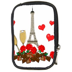 Romance In Paris Compact Camera Cases by Valentinaart