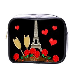 Pariz Mini Toiletries Bags by Valentinaart