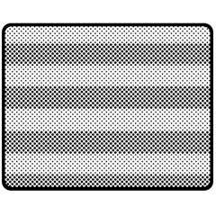 Pattern Half Tone Double Sided Fleece Blanket (medium)  by Nexatart