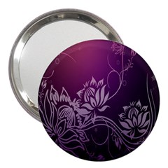 Purple Lotus 3  Handbag Mirrors by Nexatart