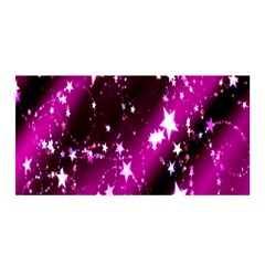 Star Christmas Sky Abstract Advent Satin Wrap by Nexatart