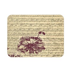 Vintage Music Sheet Song Musical Double Sided Flano Blanket (mini)  by Nexatart