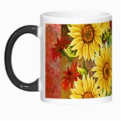 Sunflowers Flowers Abstract Morph Mugs by Nexatart