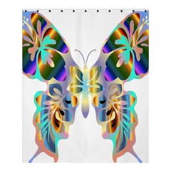 Abstract Animal Art Butterfly Shower Curtain 60  X 72  (medium)  by Amaryn4rt