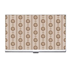 Background Rough Stripes Brown Tan Business Card Holders by Amaryn4rt