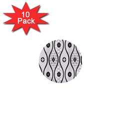 Public Domain Grey Star 1  Mini Buttons (10 Pack)  by Alisyart