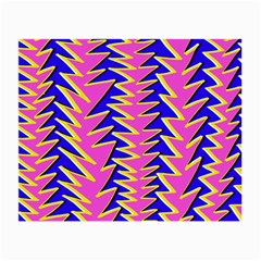 Triangle Pink Blue Small Glasses Cloth