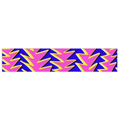 Triangle Pink Blue Flano Scarf (small) by Alisyart