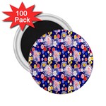 Season Flower Arrangements Purple 2.25  Magnets (100 pack) 