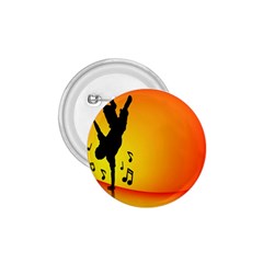 Breakdancer Dancing Orange 1 75  Buttons by Alisyart